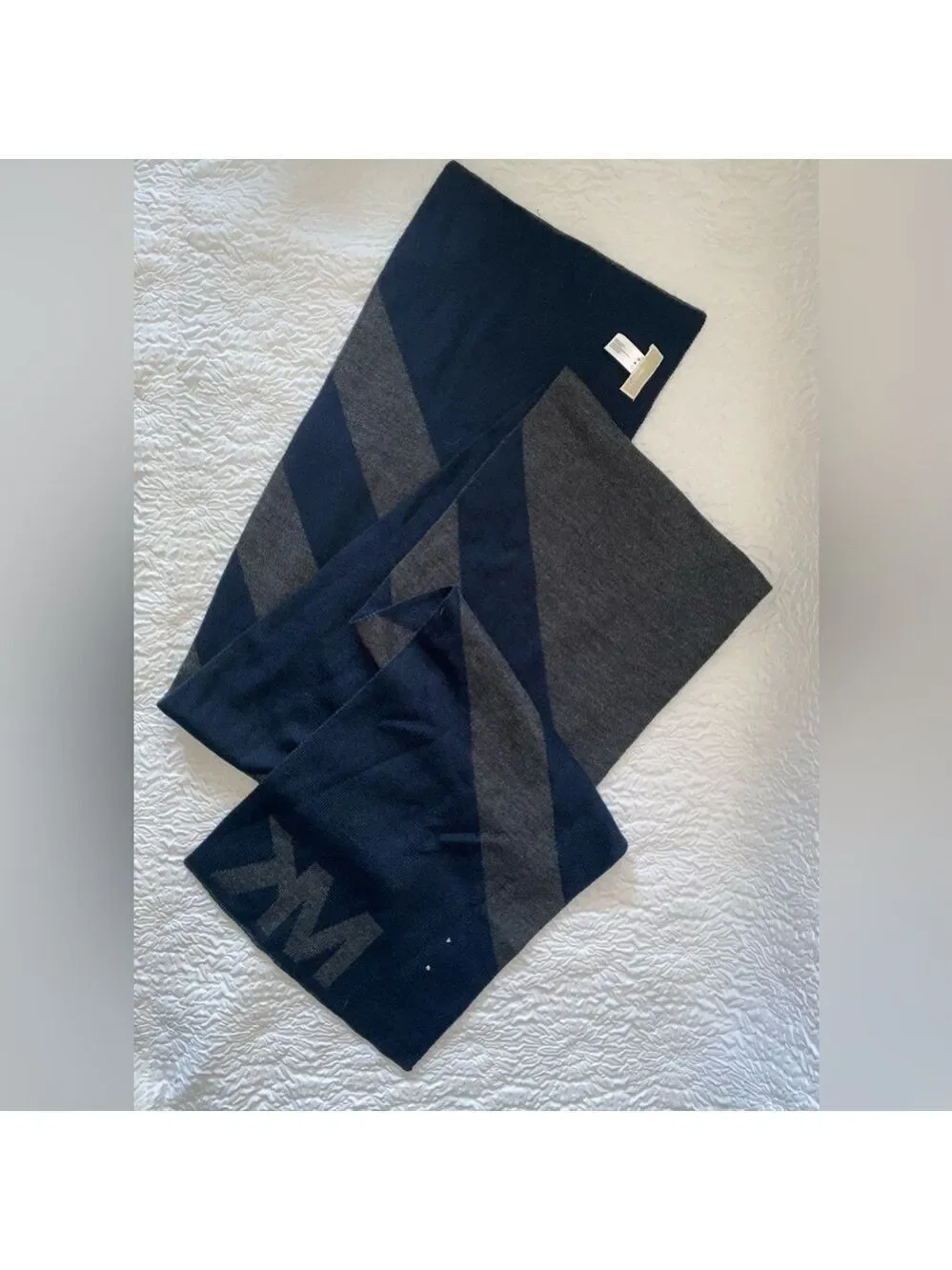 Michael Kors Diagonal Stripe Scarf